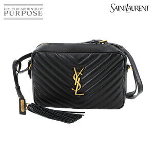 Saint Laurent Lou Camera Bag Black Leather